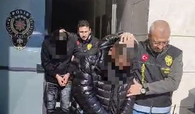 Kuyumculara sahte altın satmaya çalışan 2 şahsı polis yakaladı