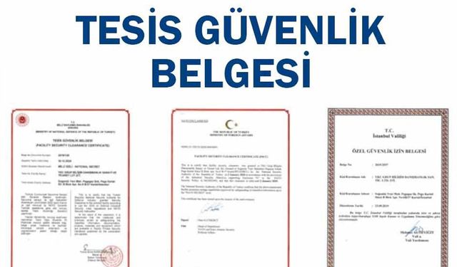 Tesis Güvenlik Belgesi Nedir?