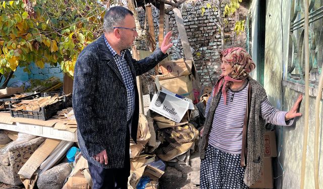 Ahmet Sivri, Pembegül teyzeyi ziyaret edip yardım sözü verdi