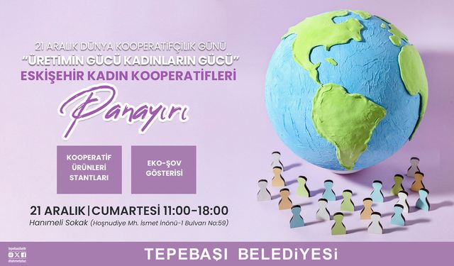 Eskişehir kadın kooperatifleri panayırı düzenlenecek