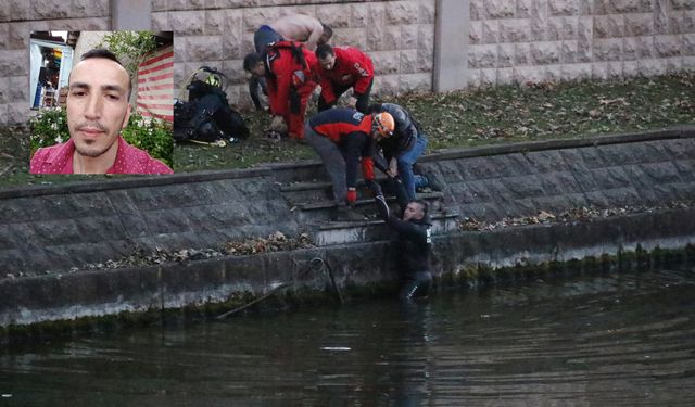 Eskişehir'de kayıp adamın son görüldüğü Porsuk Çayı'nda arama yapıldı