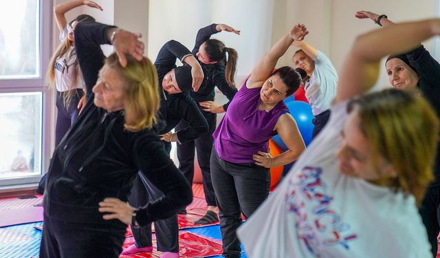 Kadınlar belde evleri’nde sağlıklı vakit geçiriyor