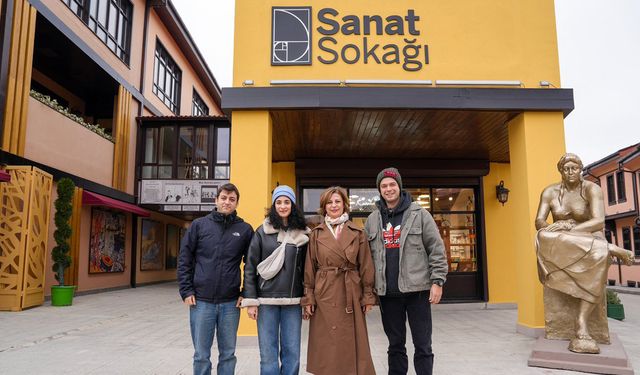 Sanat sokağına sürpriz ziyaret