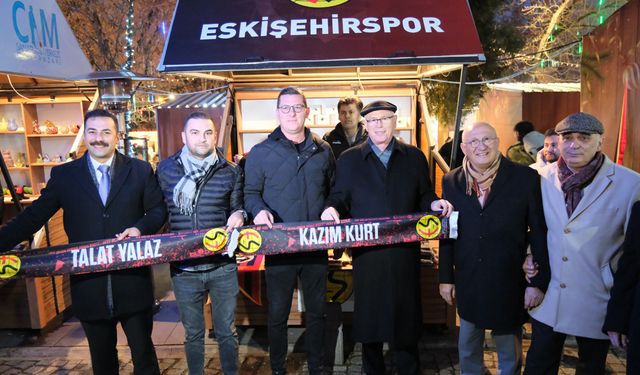 Yeni Yıl Pazarı’nda Eskişehirspor coşkusu!