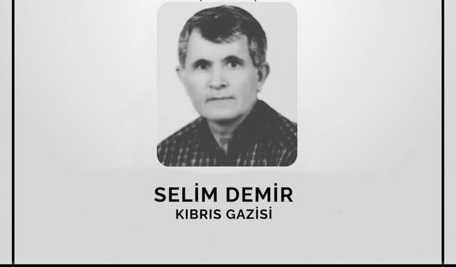 Vali Kıbrıs gazisi için taziye mesajı yayınladı