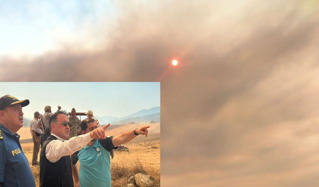 Bilecik'teki yangın için yardım anonsları