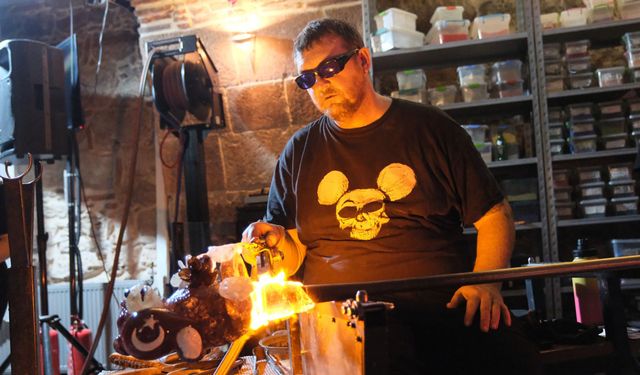 Odunpazarı’nda cam ve lületaşı aynı sahnede