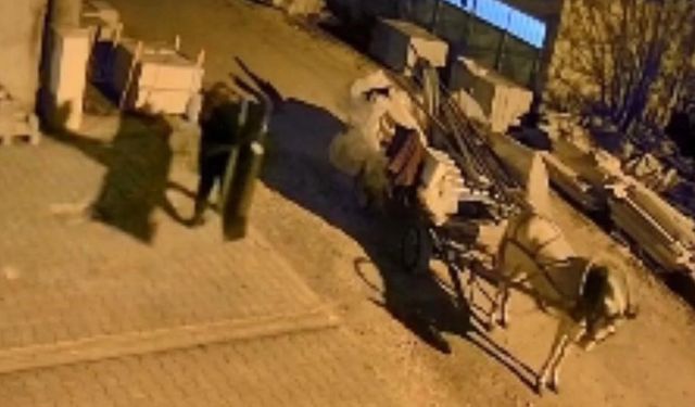 Eskişehir'de 35 bin liralık eşyayı at arabasıyla çaldılar