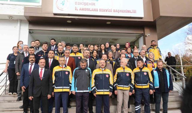 Eskişehir'de acil sağlık ekiplerinin vakalara ulaşma süresi 5.7 dakikaya indi