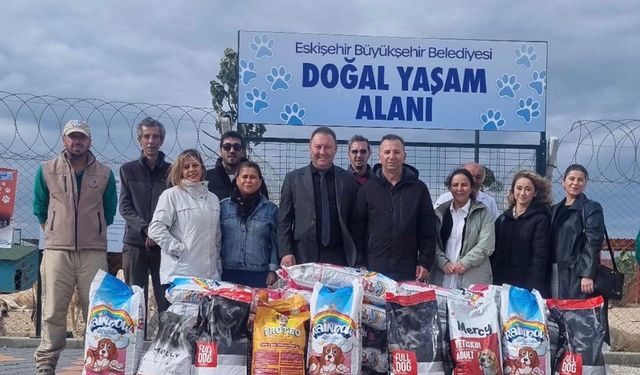 Büyükşehir belediyesinden can dostlara örnek dayanışma