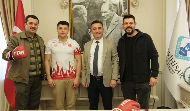 Milli Sporcudan Dökmeci’ye Ziyaret