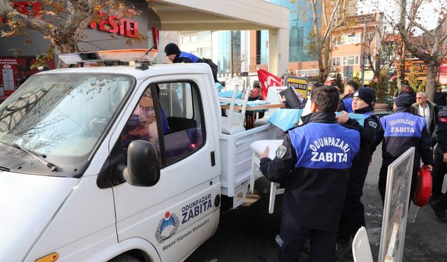 Odunpazarı’nda kaldırım ve yol işgallerine sıkı denetim