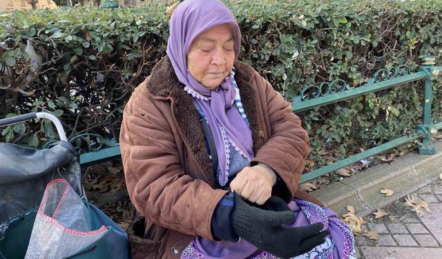 Dokuz saat kuş yemi satıp cezaevindeki yakınlarını geçindiriyor