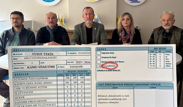 Eğitim Sen'in bakan karnesi: başarısız