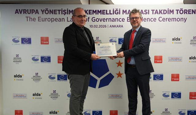 Avrupa’dan Yönetişim Mükemmelliği Markası aldı