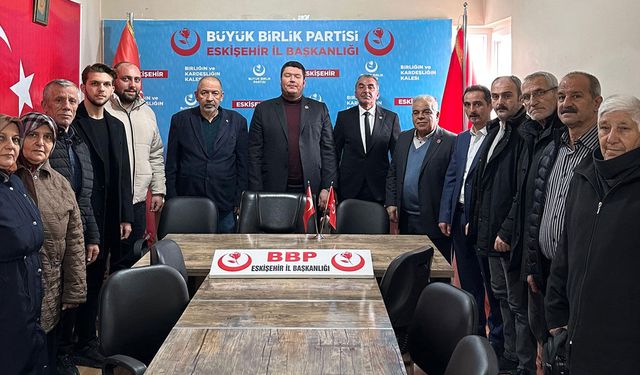 BBP Odunpazarı İlçe Başkanlığı’nda Ahmet Uyar Dönemi