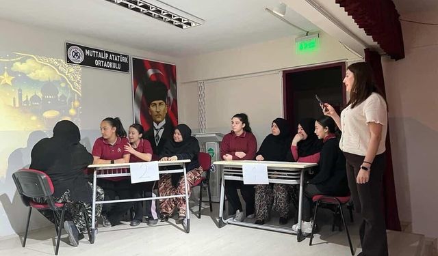 Muttalip Atatürk Ortaokulu’nda Aileler Yarıştı