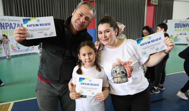 Odunpazarı’nda sömestr tatili aile oyunlarıyla şenlendi