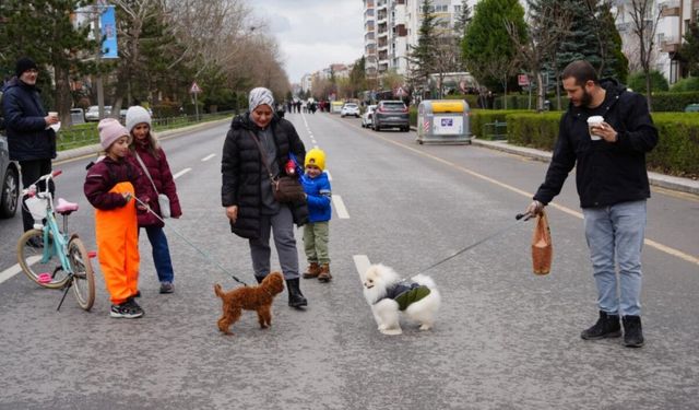 Arabasız pazar’da cadde ve sokaklar vatandaşlara açıldı