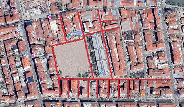 Bazı sokaklar geçici olarak trafiğe kapatılacak