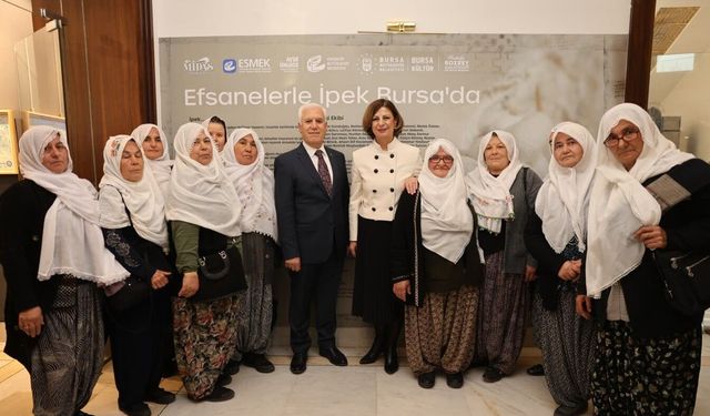 Efsanelerle İpek Sergisi Bursa’da Sanatseverlerle Buluştu