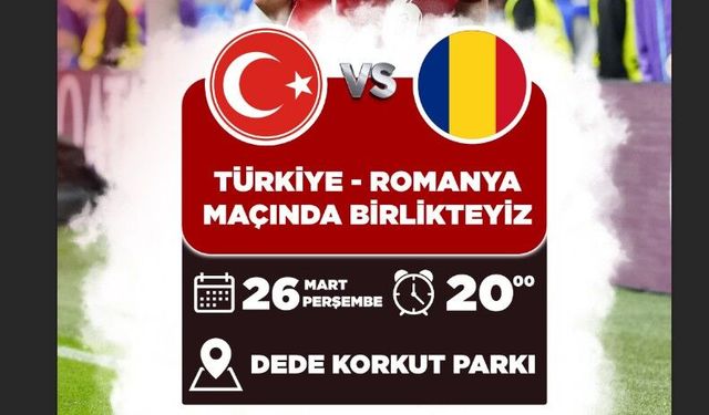 Eskişehir'de millî maç keyfi Dede Korkut Parkı'nda yaşanacak