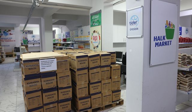 Halk Market’e anlamlı destek