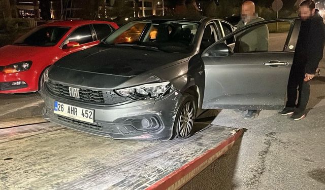 Eskişehir'de polisten kaçan araç lastikleri patlatılarak durduruldu