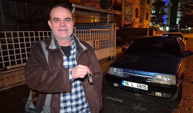 Anahtarını kontakta unuttu yardımına çilingir yetişti!