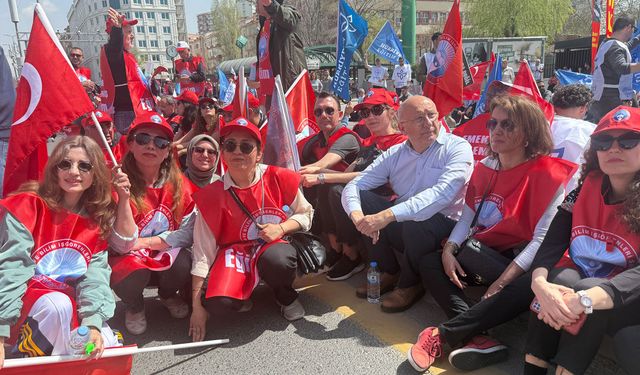 Eskişehirli eğitimciler  yaşam hakkı için Başkentte!