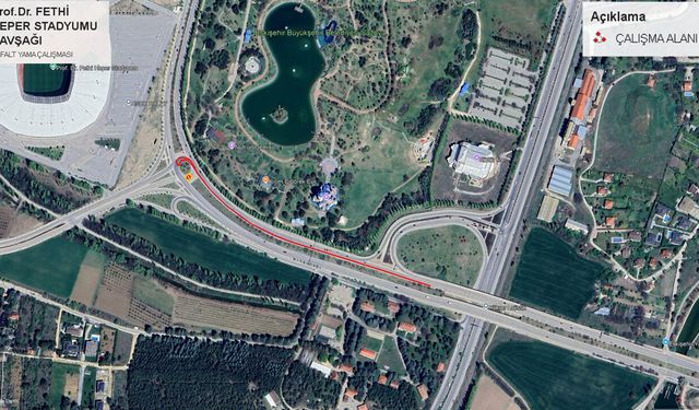 Fethi Heper stadyumu kavşağı yarın kapatılacak