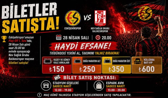 Haydi efsane biletlere yüklen!