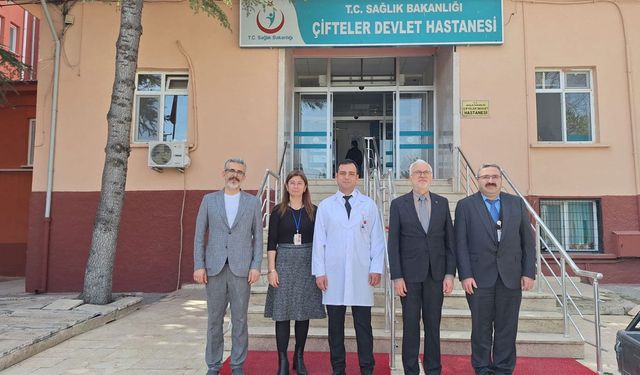 İl Sağlık Müdürü Bildirici’den Çifteler Devlet Hastanesi’ne ziyaret