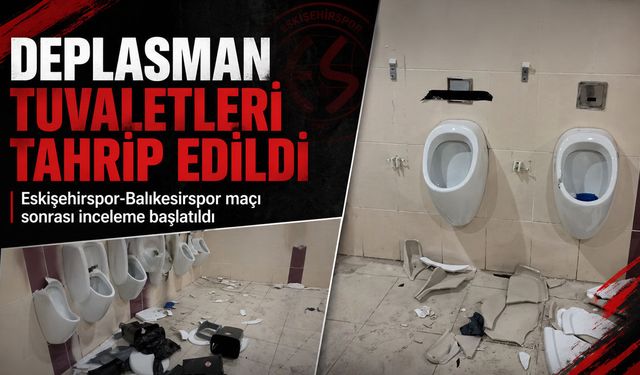 Maç sonrası deplasman tribünü savaş alanına döndü