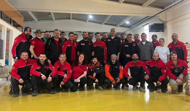 Tepebaşı arama kurtarma ekibi AFAD barınma akreditasyon eğitimine başladı