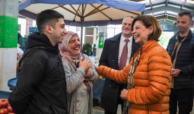 Başkan Ünlüce’den Uluönder Pazarı’na Ziyaret