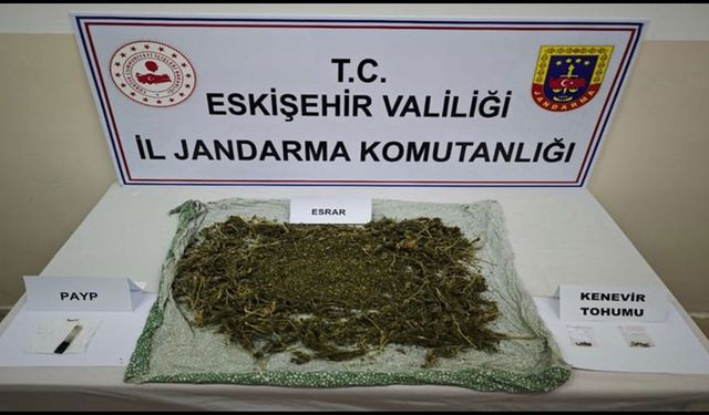 Eskişehir'de jandarmadan uyuşturucu operasyonu