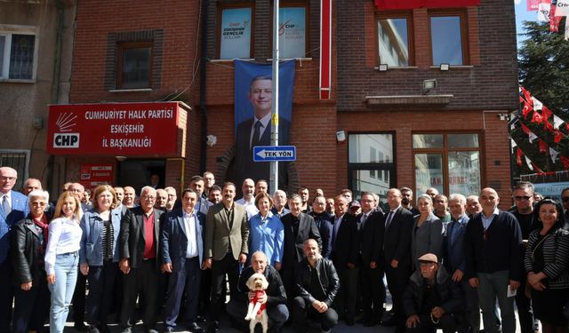 CHP Eskişehir'den Özgür Özel'e destek