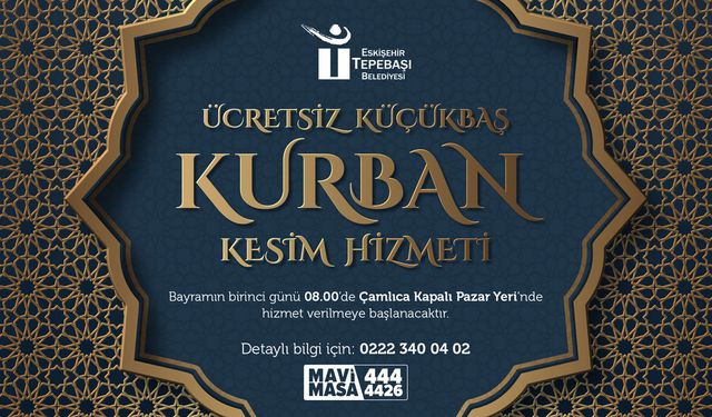 Tepebaşı’nda kesim alanı hazır