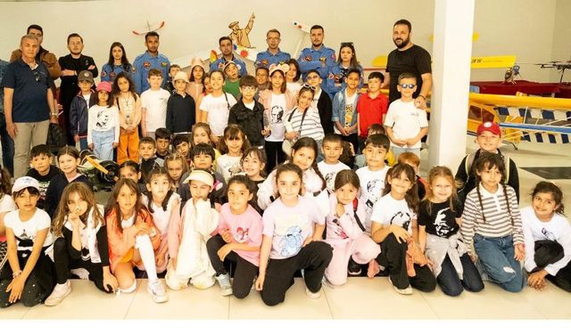 THK’dan öğrencilere havacılık gezisi: “İstikbal göklerdedir”