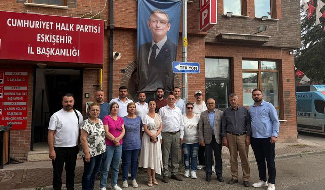 CHP Odunpazarı İlçe Yönetiminden Genel Başkan Özgür Özel’e Tam Destek