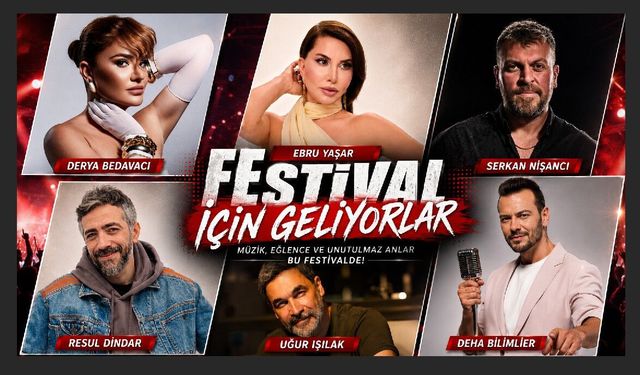 Nasreddin Hoca Kültür ve Sanat Festivali'nde Yıldızlar Geçidi