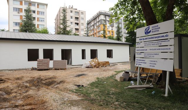 Sosyal tesisin inşaatı yüzde 90 tamamlandı
