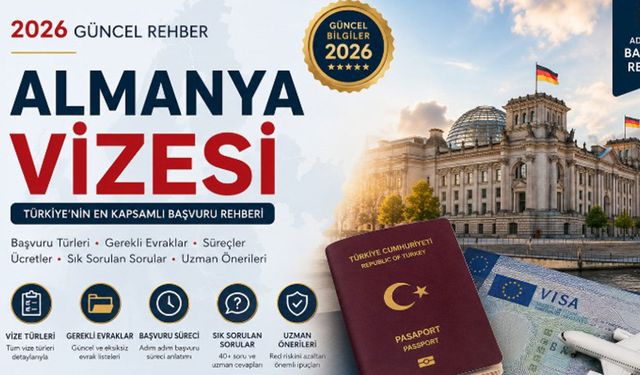 ALMANYA VİZESİ 2026Türkiye'nin En Kapsamlı Vize Başvuru Rehberi