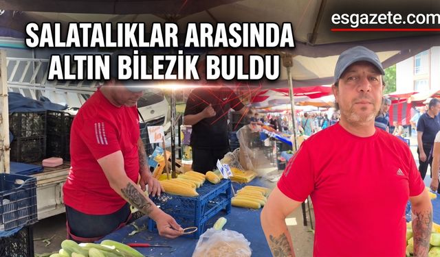 Bulduğu altını polise teslim etti