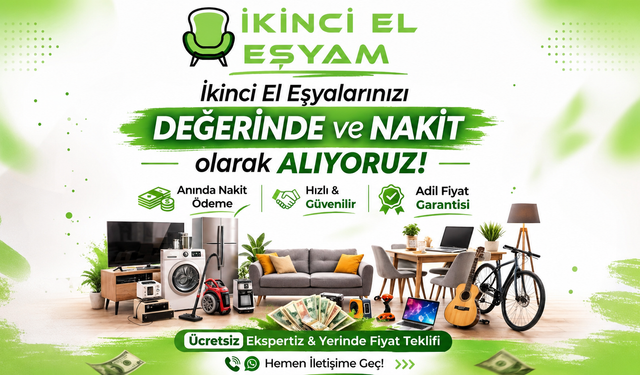 İkinci El Eşya Alanlar ile Hızlı ve Zahmetsiz Satışın Adresi: İkinci El Eşyam
