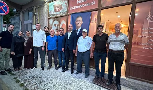 İnönü CHP’den Yalaz ve Özel’e Destek Mesajı
