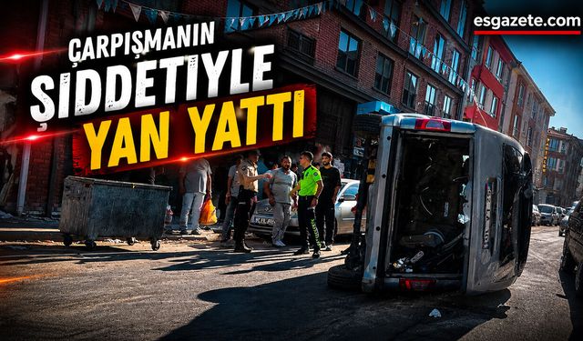 Kavşakta Çarpıştılar: 3 Yaralı