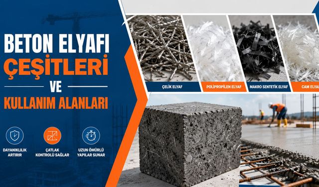 Beton Elyafı Çeşitleri ve Kullanım Alanları