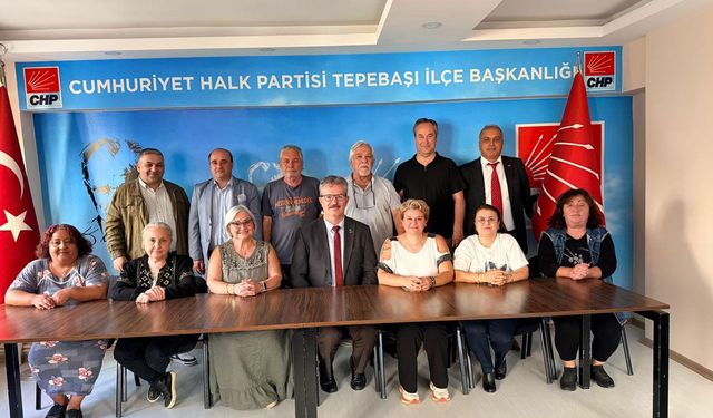 CHP Tepebaşı’nda görev dağılımı yapıldı